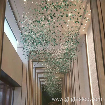 Custom luxury hotel Lobby indoor Crystal Chandelier